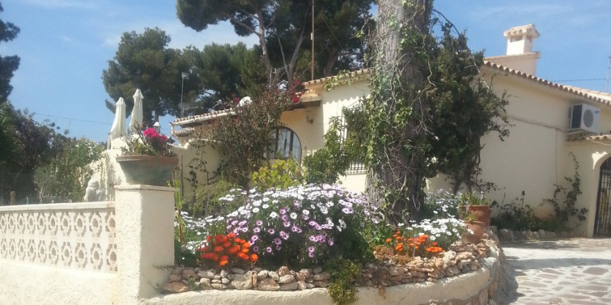 Front Casa Ria Moraira vakantiehuisinspanje.eu