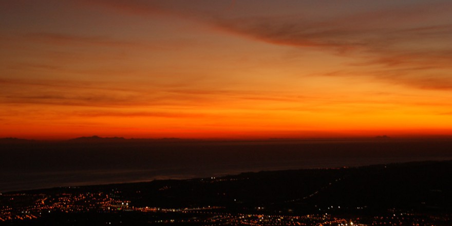 Zonsondergang-Casa-Panoramica-Arenas-vakantiehuisinspanje